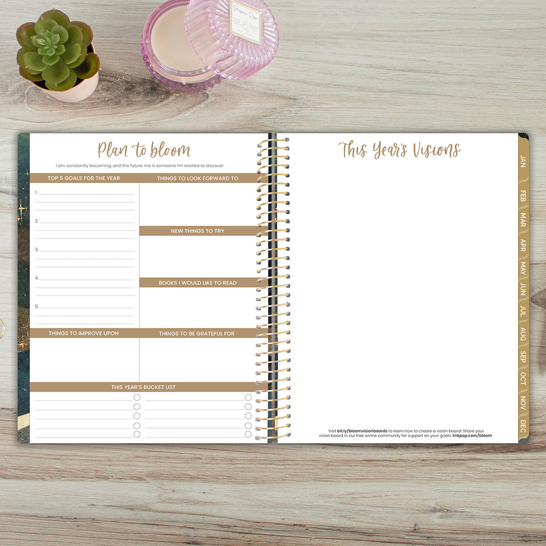 2026 Soft Cover Planner, 8.5" x 11", Celestial Skies