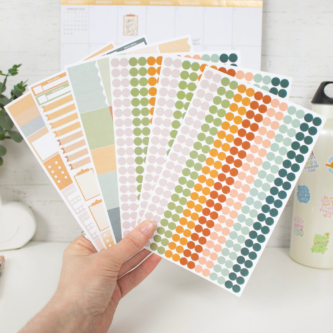 Planner Stickers, Color Coding, Sweater Weather