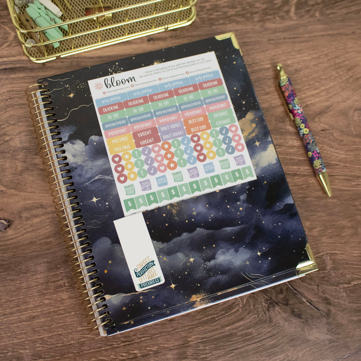 2025 Vision Planner, 7.5" x 9", Midnight Sky