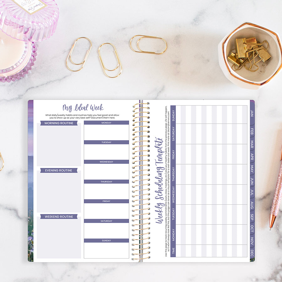 2026 Soft Cover Planner, 5.5" x 8.25", Mystical Mountains