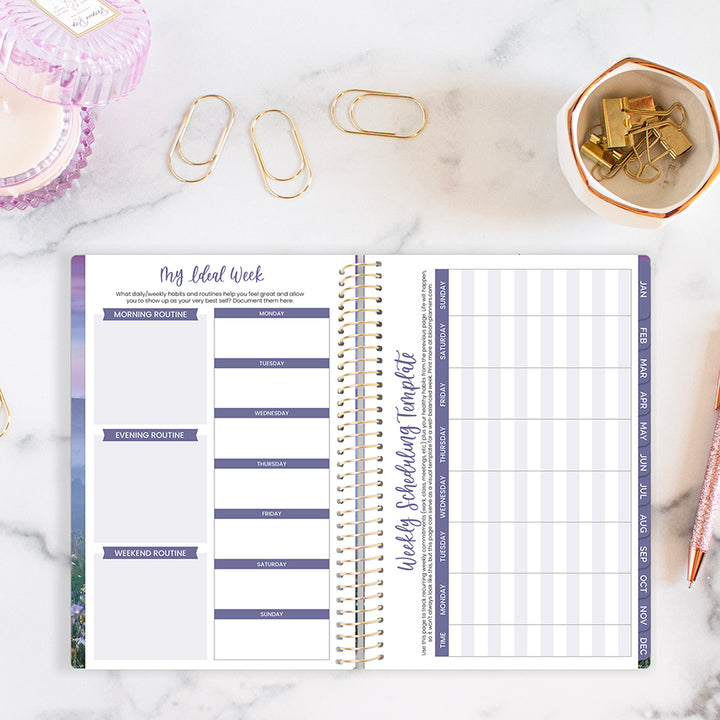 2026 Soft Cover Planner, 5.5" x 8.25", Mystical Mountains