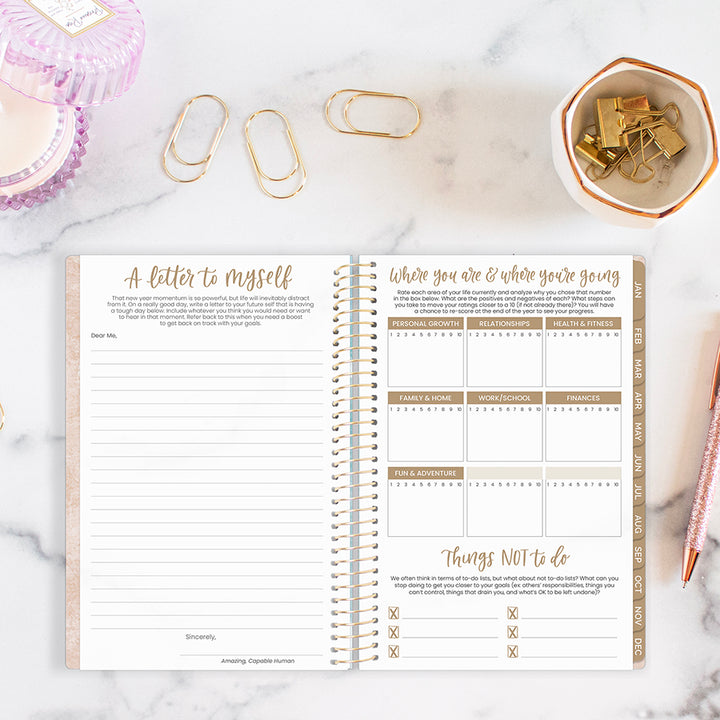 2026 Soft Cover Planner, 5.5" x 8.25", Ocean Oasis