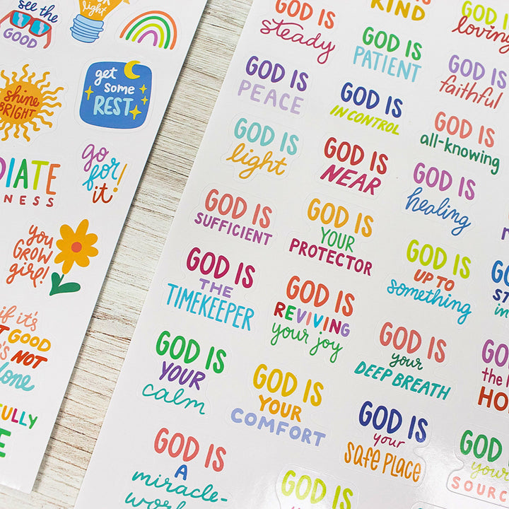 Planner Stickers, Cleerely Stated x bloom, Rooted in Faith Pack