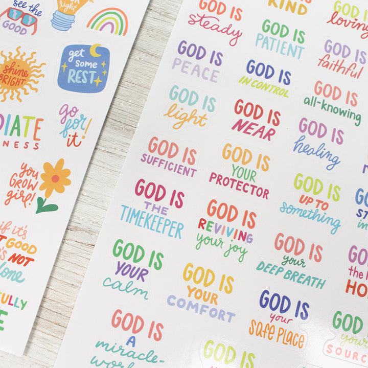 Planner Stickers, Cleerely Stated x bloom, Rooted in Faith Pack