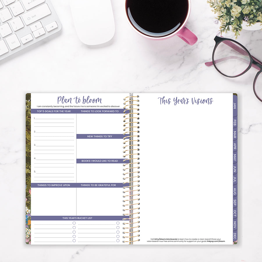2026 Soft Cover Planner, 5.5" x 8.25", Wildflower Mountainside