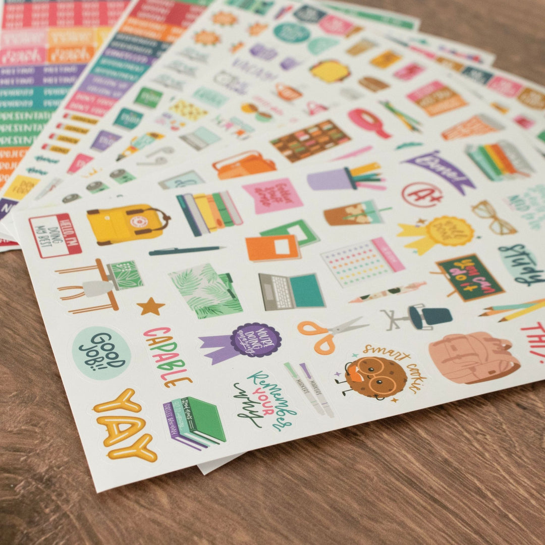 Planner Sticker Pack, Student