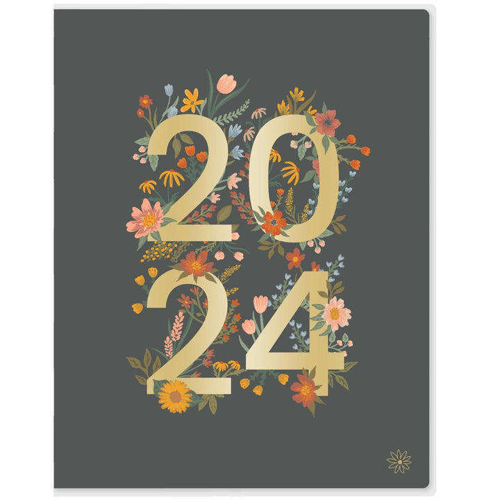 2024 Monthly Planner, 9" x 12", Dreams in Bloom