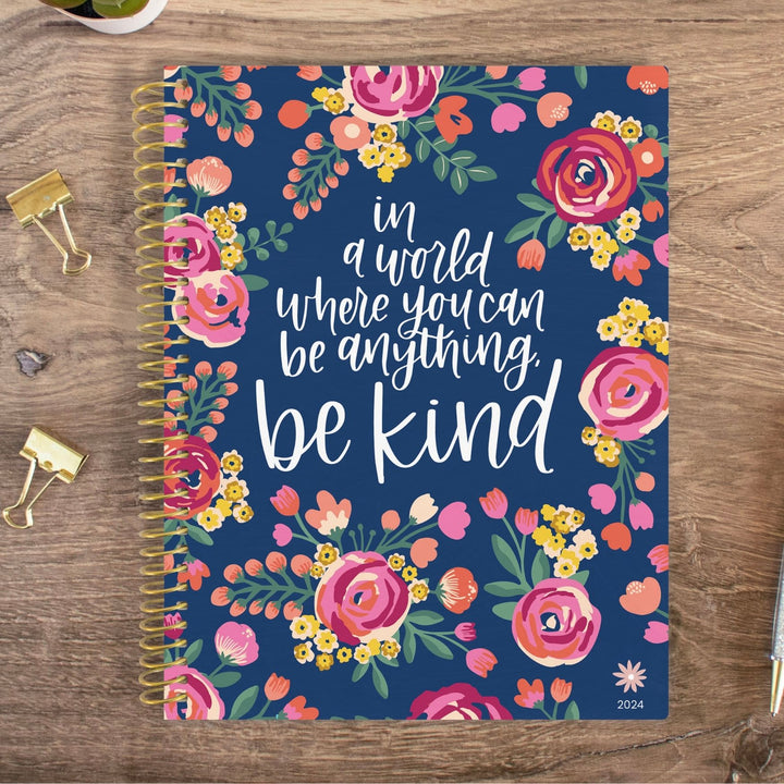 2024 Soft Cover Planner, 8.5" x 11", Be Kind