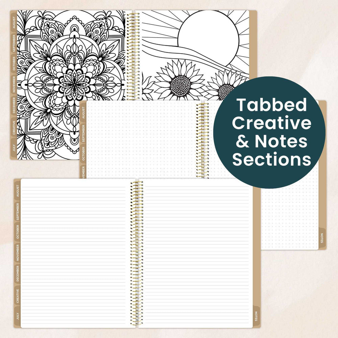 Undated Ultimate Planner & Calendar, Interchangeable Cover - bloom daily planners