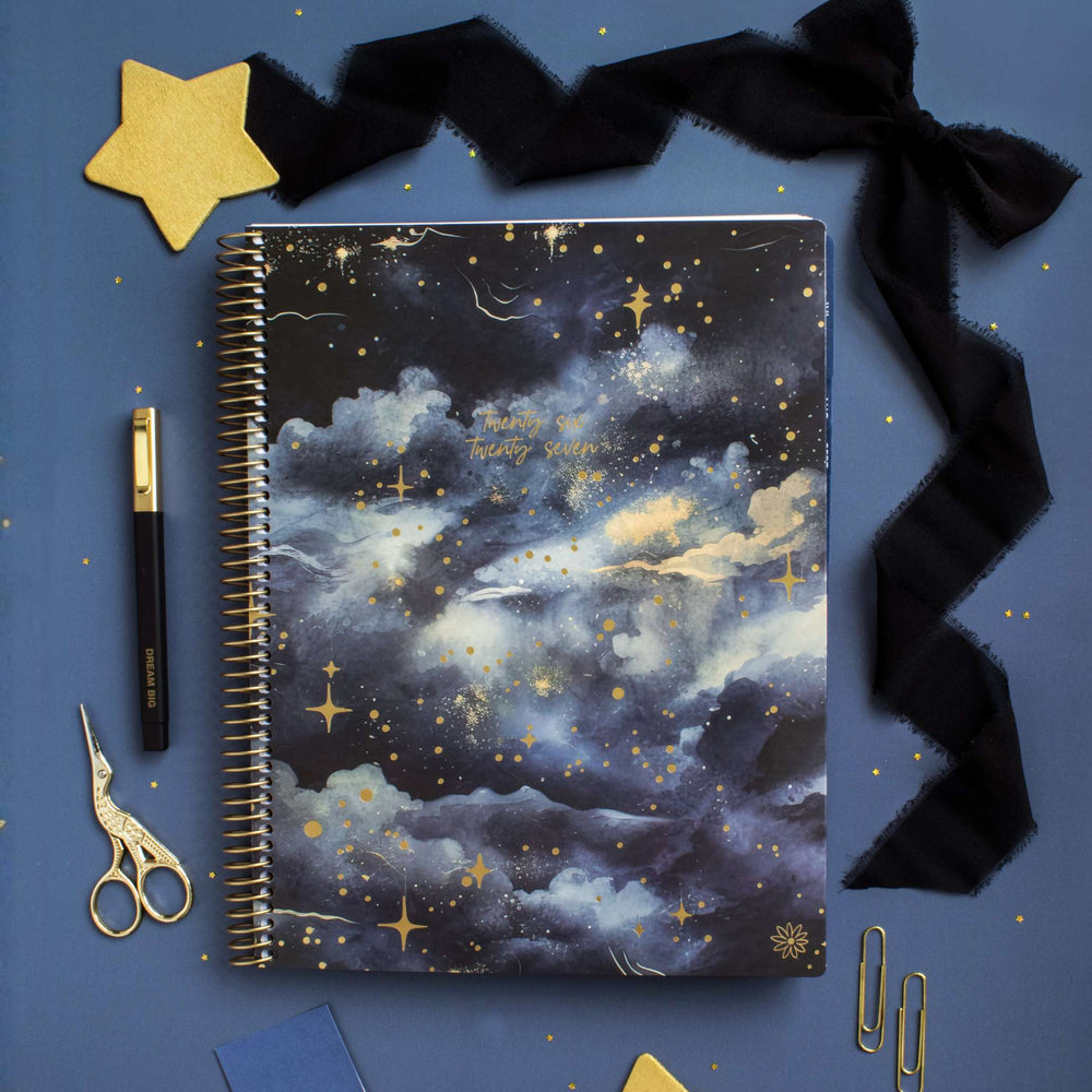 2026–27 Soft Cover Planner, 8.5" x 11" | Midnight Sky - bloom daily planners