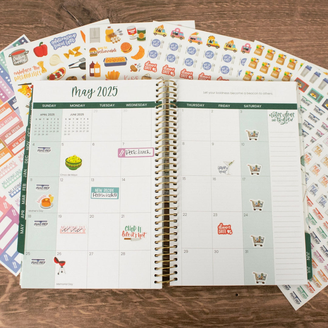 Planner Stickers, Meal Planning Pack