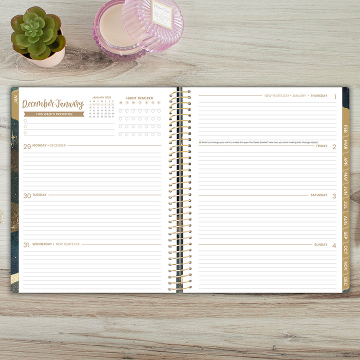 2026 Soft Cover Planner, 8.5" x 11", Celestial Skies