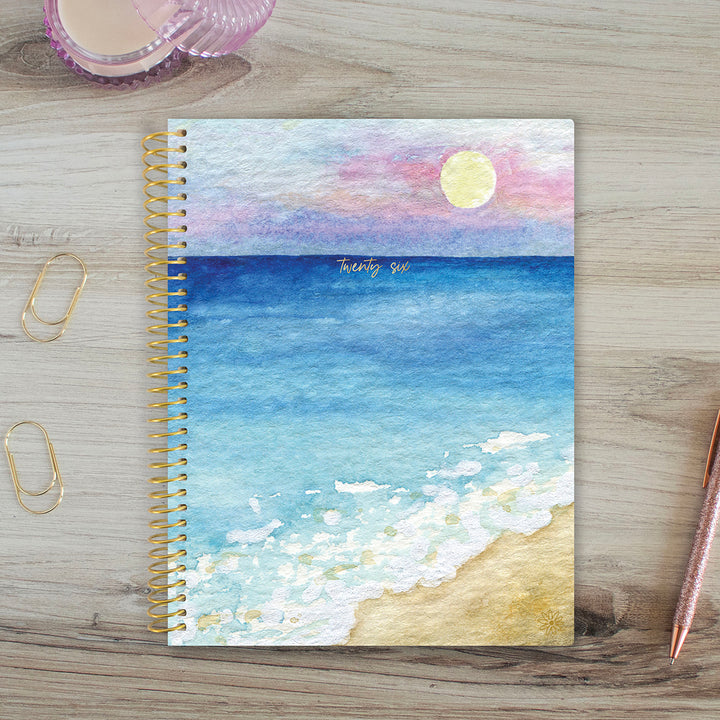 2026 Soft Cover Planner, 8.5" x 11", Coastal Calm