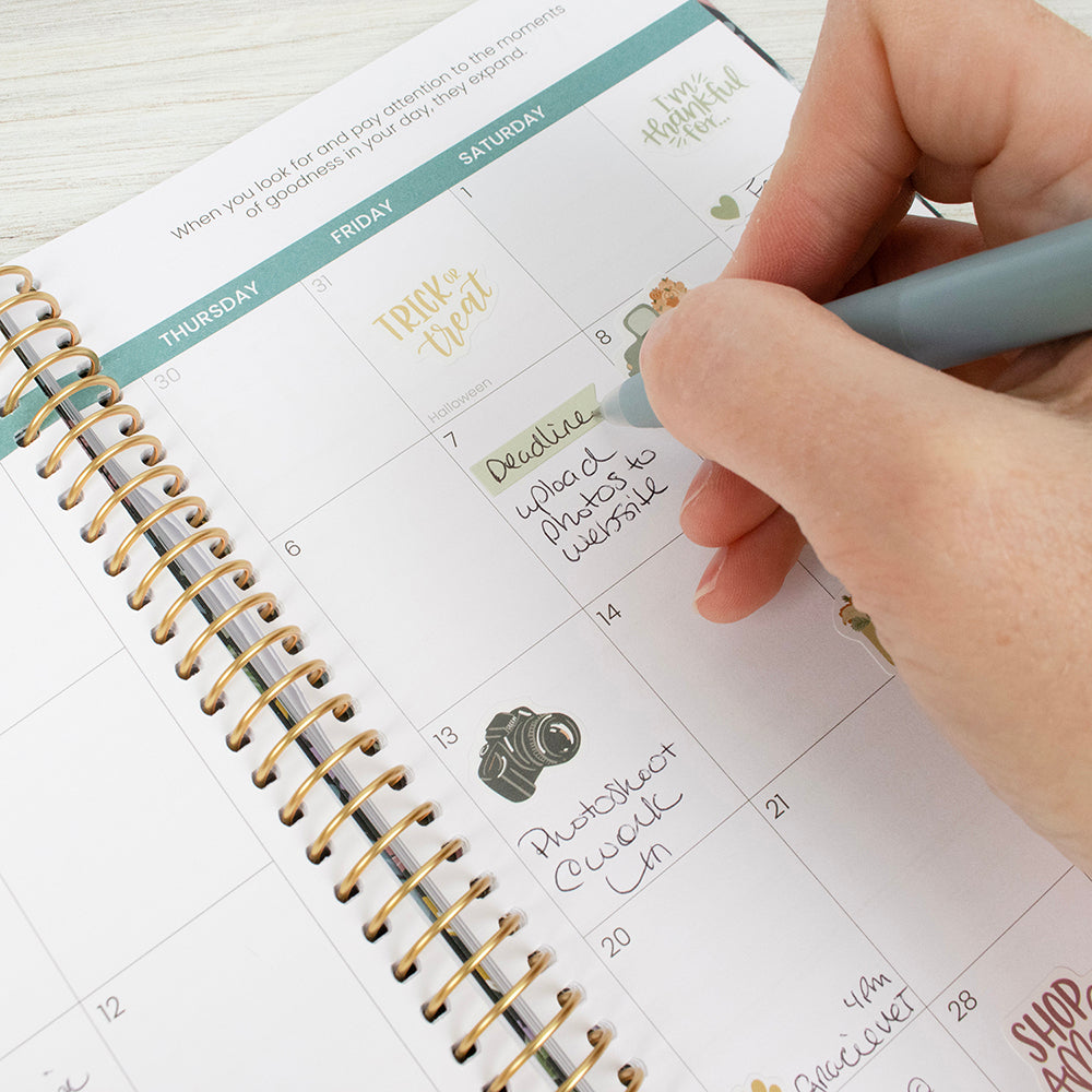 Planner Sticker Value Pack, Monthly Celebrations, Cool Tones