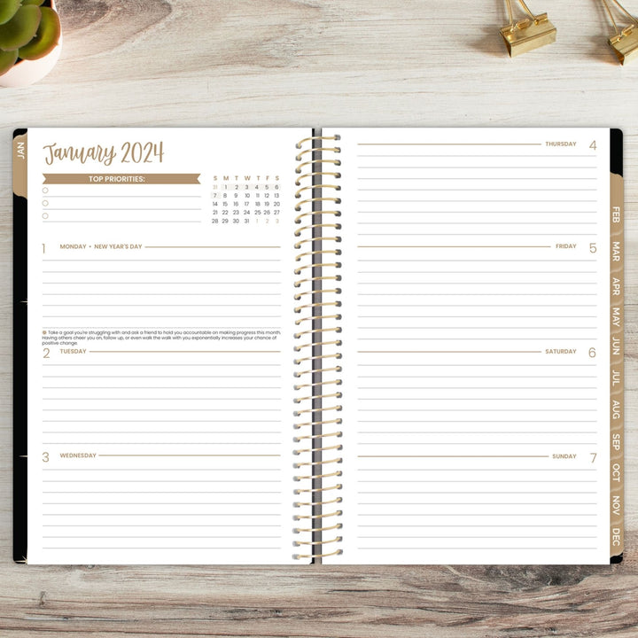 2024 Soft Cover Planner, 5.5" x 8.25", Zodiac