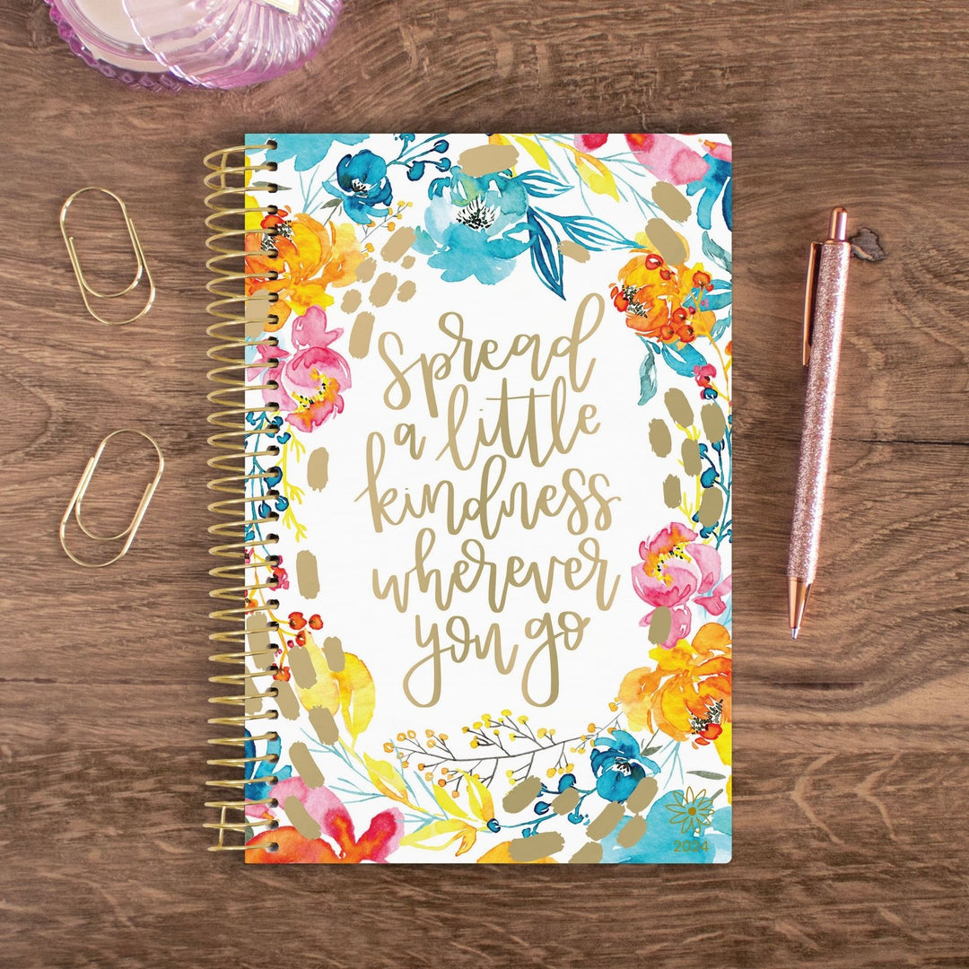 2024 Soft Cover Planner, 5.5" x 8.25", Spread Kindness