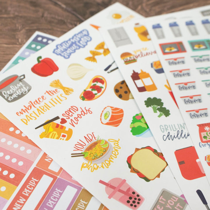 Planner Sticker Pack, Meal Planning