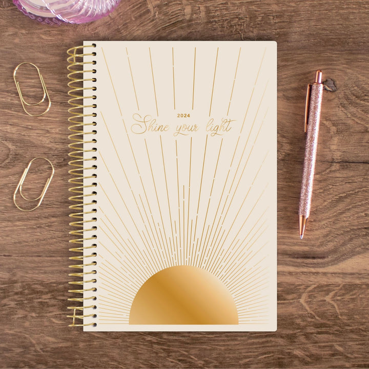 2024 Soft Cover Planner, 5.5" x 8.25", Cleerely Stated