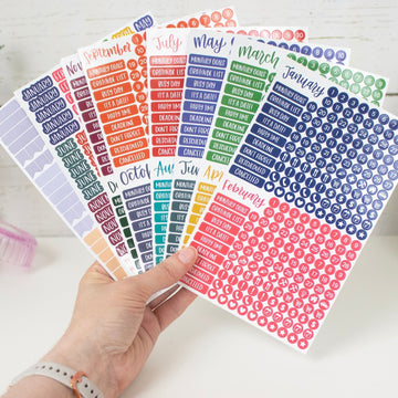 All Planner Stickers Vinyl Sticker Sets bloom daily planners