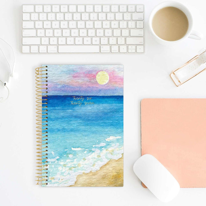 2026–27 Soft Cover Planner, 5.5" x 8.25" | Coastal Calm - bloom daily planners