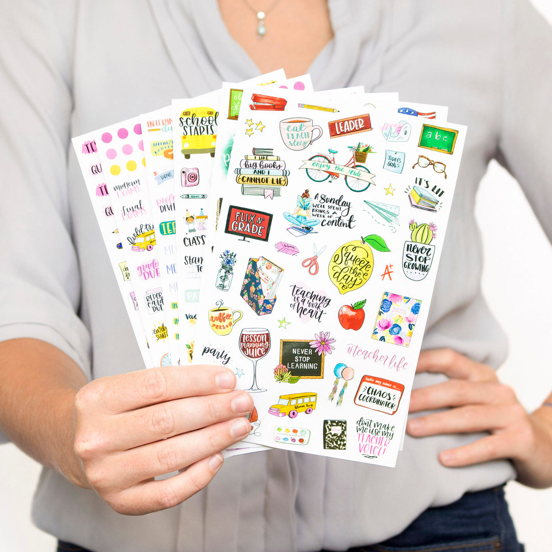 Planner Stickers | Teacher Pack | Vintage - bloom daily planners