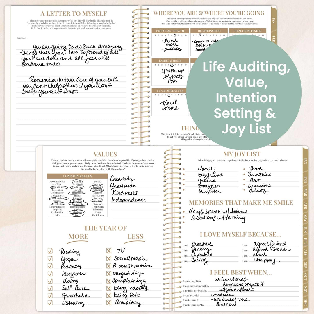 2026 Timed Vertical Weekly Planner, 8.5" x 11", Interchangeable Cover