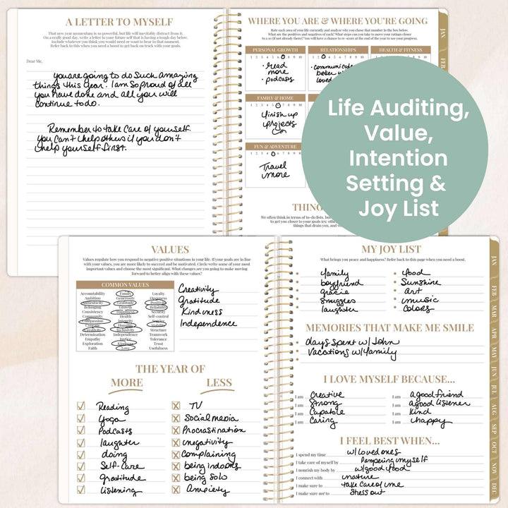 2026 Timed Vertical Weekly Planner, 8.5" x 11", Interchangeable Cover