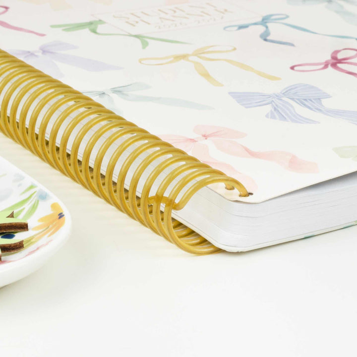 2026–27 Daisy Column Academic Planner, 7" x 9" | Bows - bloom daily planners