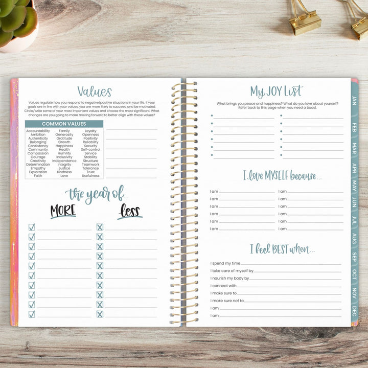 2024 Soft Cover Planner, 5.5" x 8.25", Creating a Life I Love