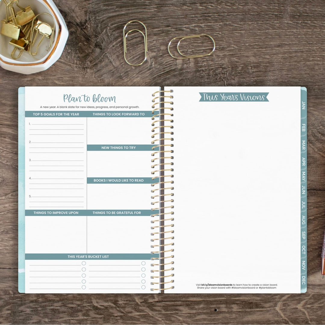bloom daily planners 2024 Pocket Planner - 4” x 6” - (January 2024 -  December 2024) - MINI Weekly/Monthly Agenda Organizer & Calendar Book -  Midnight