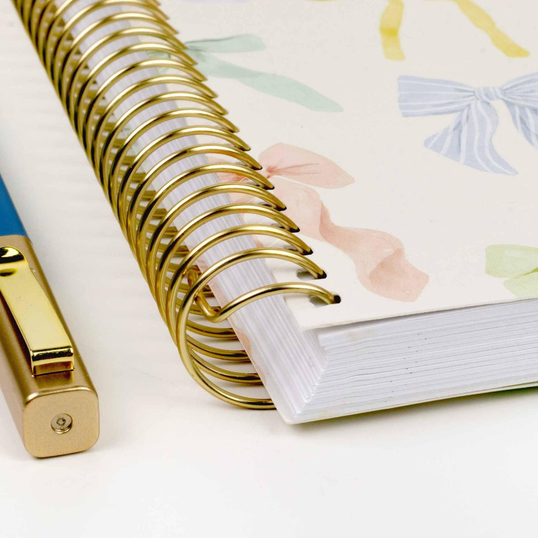 2026-27 Soft Cover Planner, 5.5" x 8.25" | Bows - bloom daily planners