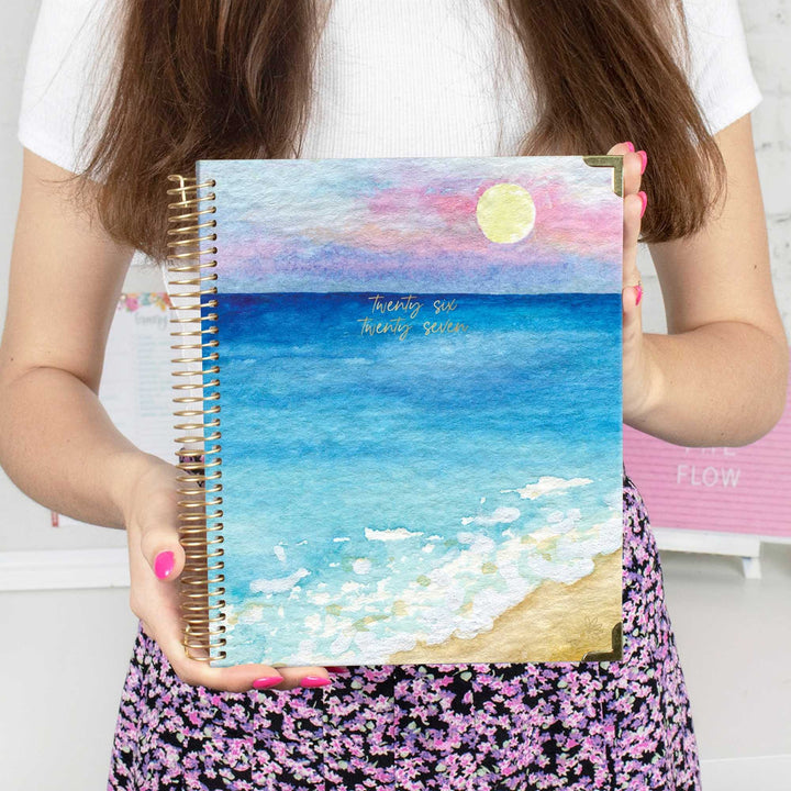 2026–27 Vision Goal Planner, 7.5" x 9" | Coastal Calm - bloom daily planners