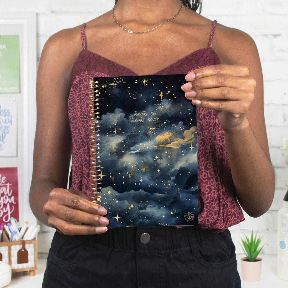 2026–27 Soft Cover Planner, 5.5" x 8.25" | Midnight Sky - bloom daily planners
