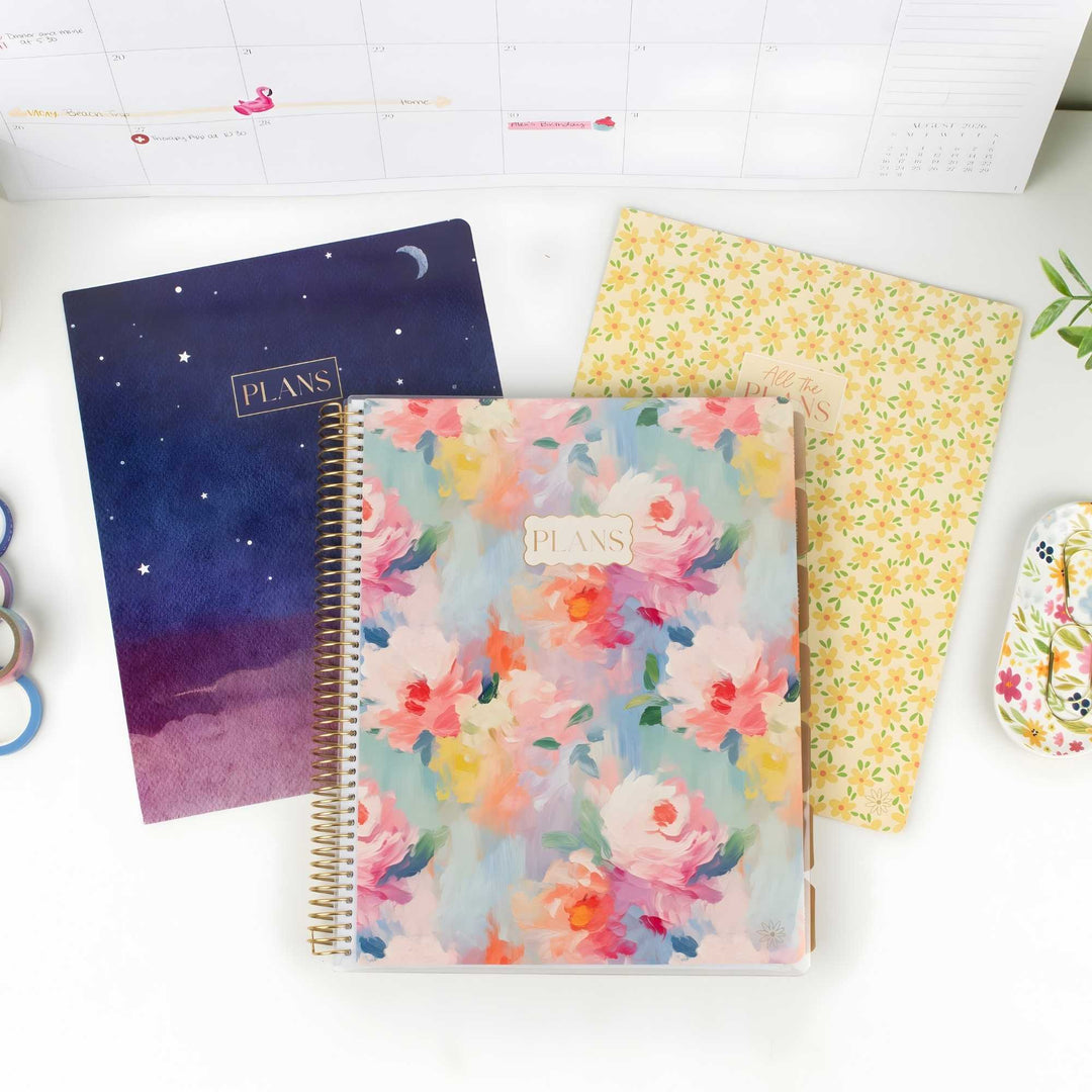Undated Ultimate Planner & Calendar, Interchangeable Cover - bloom daily planners