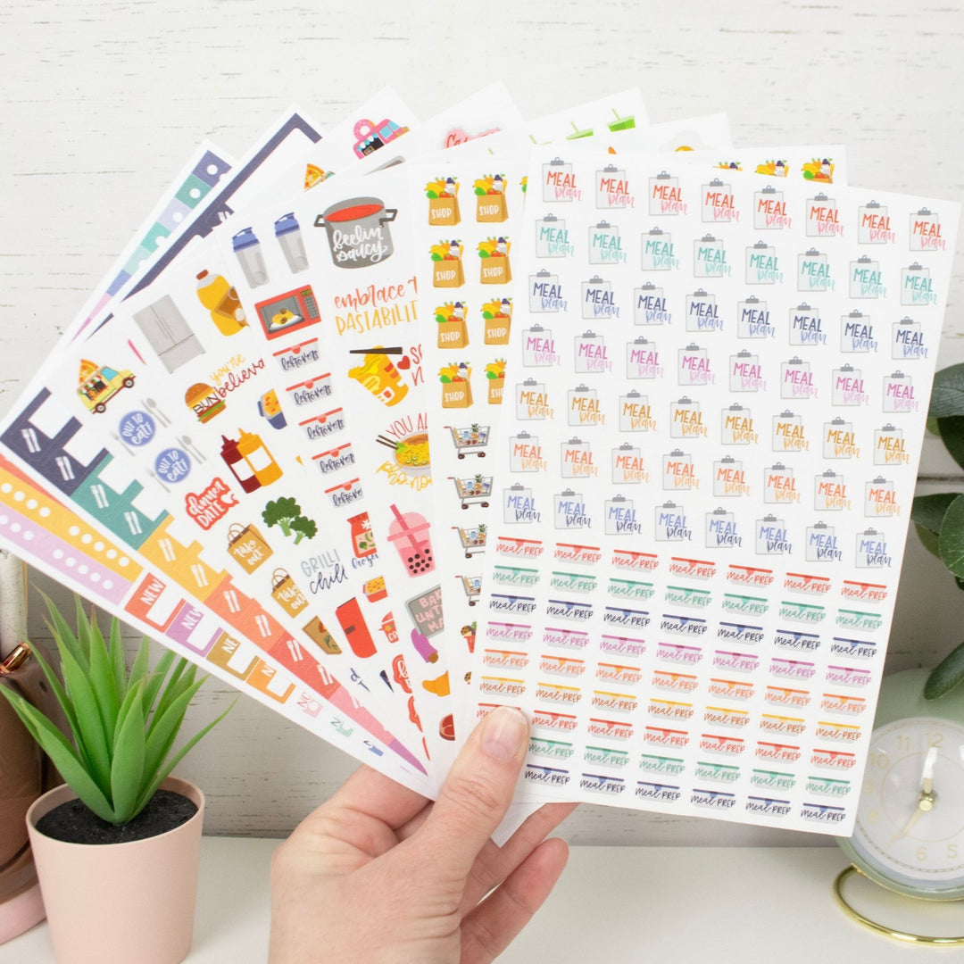 Planner Sticker Pack, Meal Planning