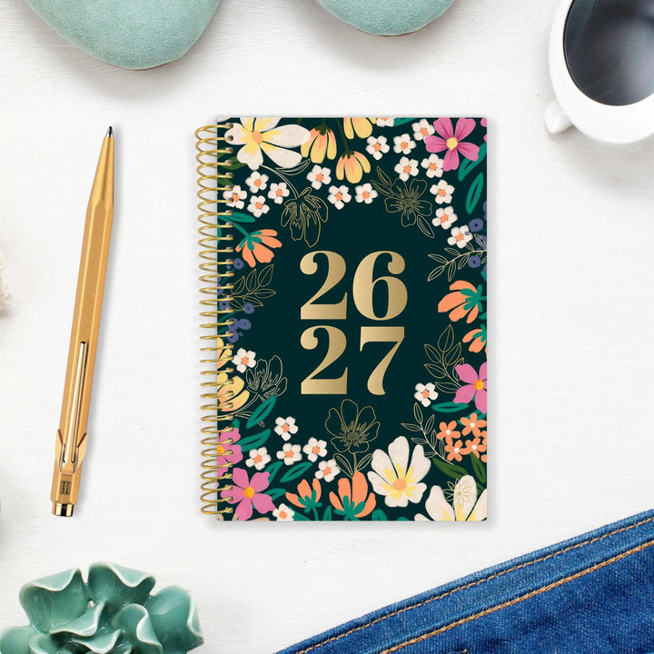 2026-27 Soft Cover Planner, 4" x 6" | Blooming Wildly - bloom daily planners