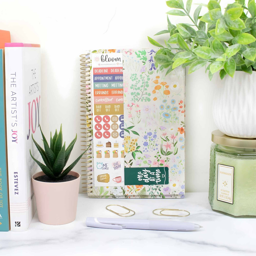 2026–27 Soft Cover Planner, 5.5" x 8.25" | Garden Party - bloom daily planners