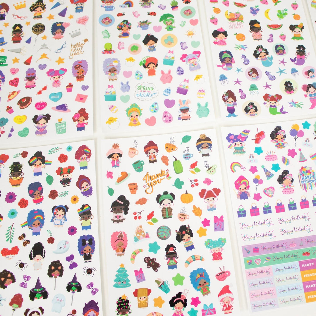Hola Mijas Bonitas x Bloom Daily Planners Stickers Pack Collaboration