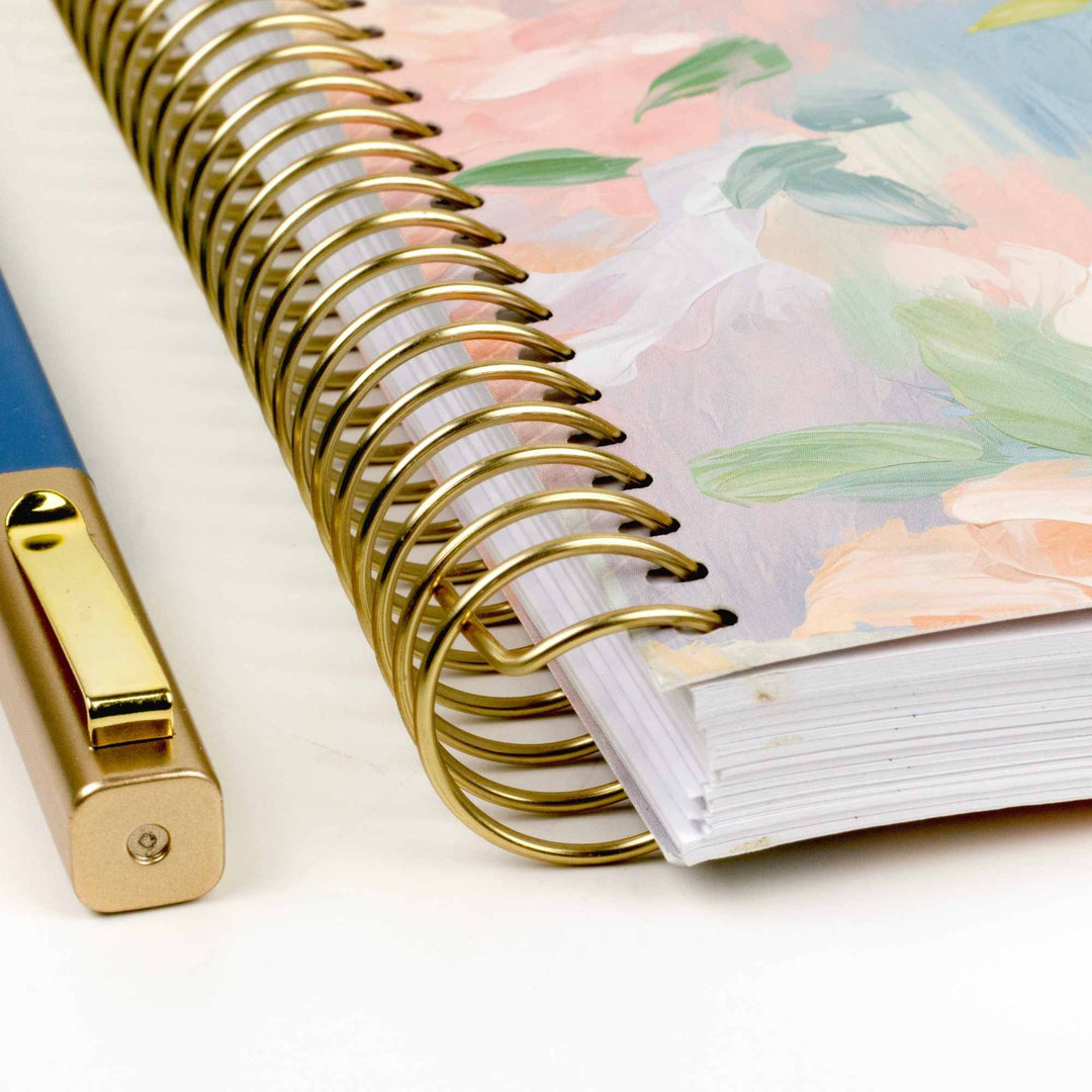 2026–27 Soft Cover Planner, 5.5" x 8.25" | Painted Peonies - bloom daily planners