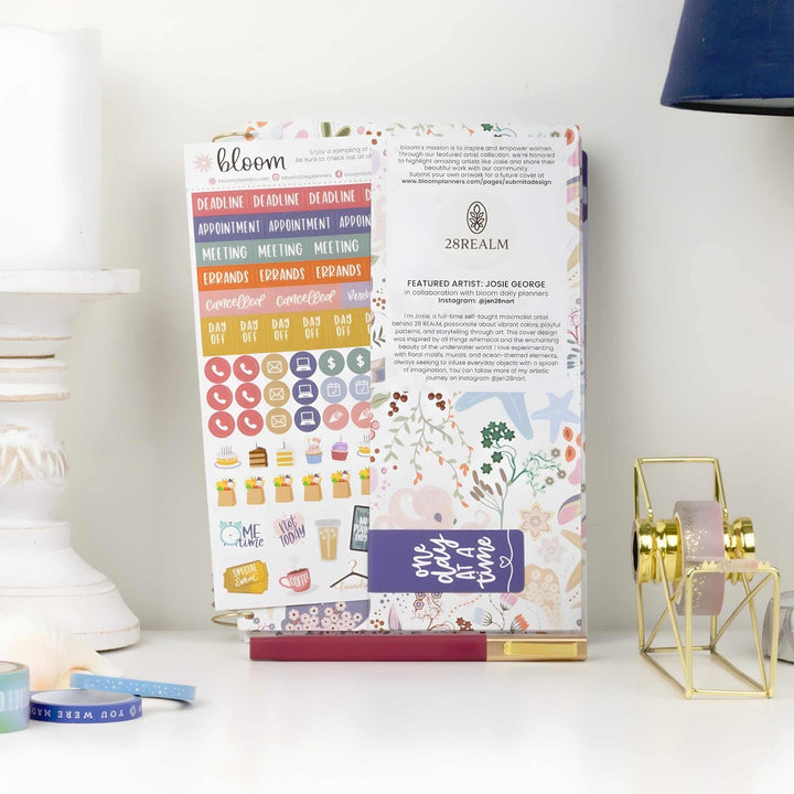 2026–27 Soft Cover Planner, 5.5" x 8.25" | Seaside Whimsy - bloom daily planners