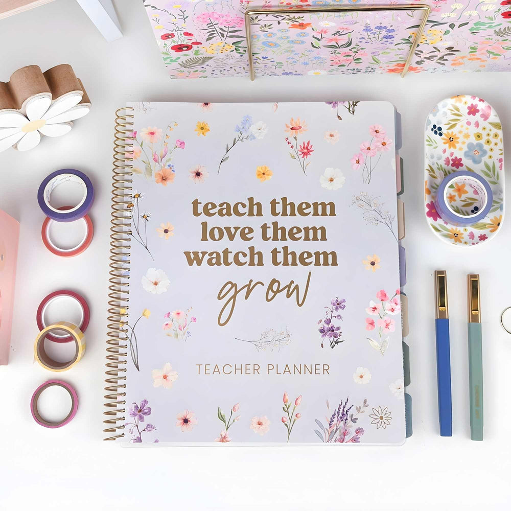 Undated Teacher Planner | Teach Them Love Them - bloom daily planners