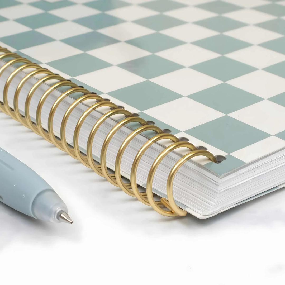 2026–27 Soft Cover Planner, 5.5" x 8.25" | Checkered - bloom daily planners