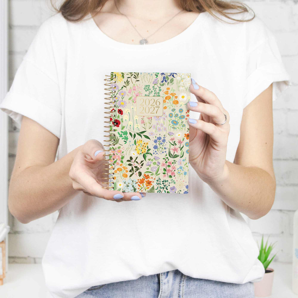 2026–27 Soft Cover Planner, 4" x 6" | Garden Party - bloom daily planners