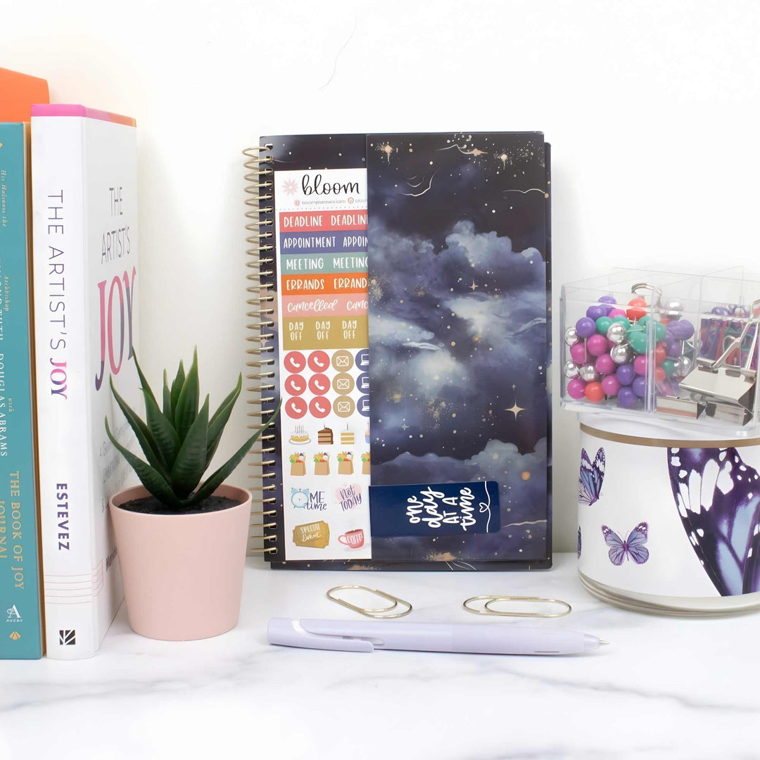 2026–27 Soft Cover Planner, 5.5" x 8.25" | Midnight Sky - bloom daily planners