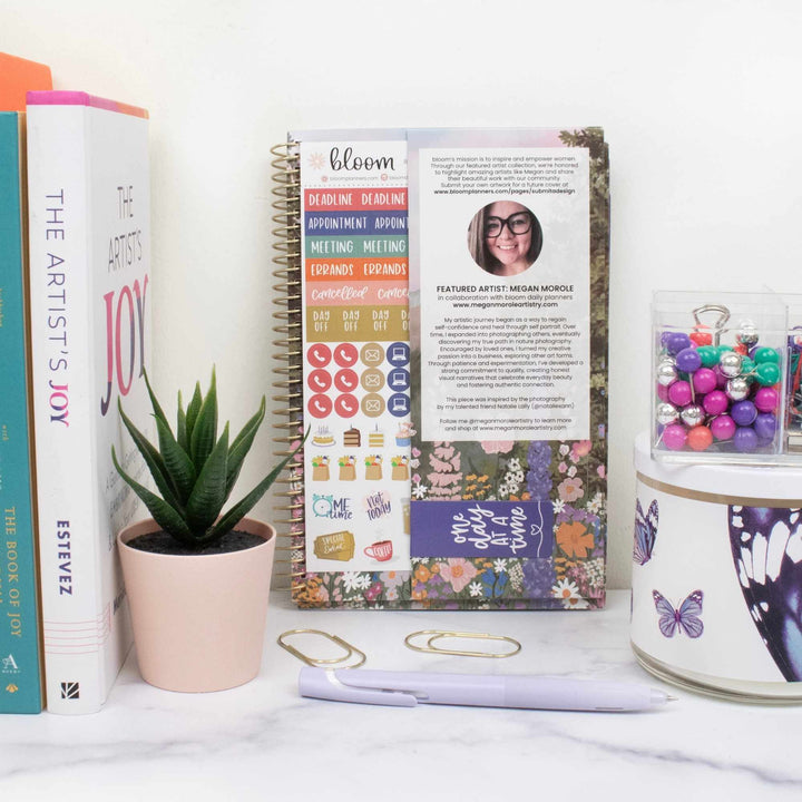 2026–27 Soft Cover Planner, 5.5" x 8.25" | Wildflower Mountainside - bloom daily planners