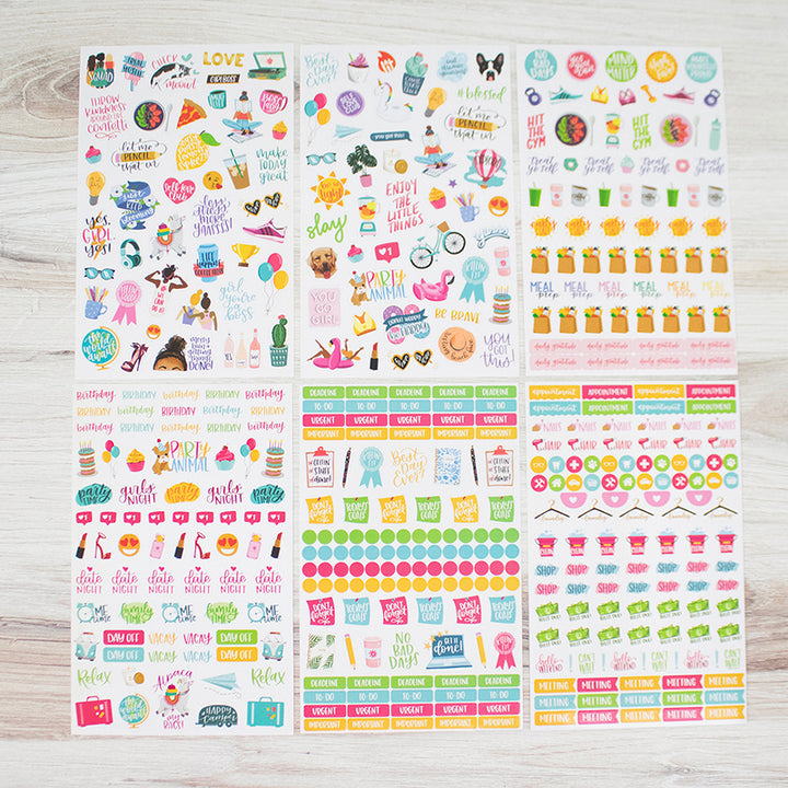 Planner Sticker Pack, Productivity Stickers™