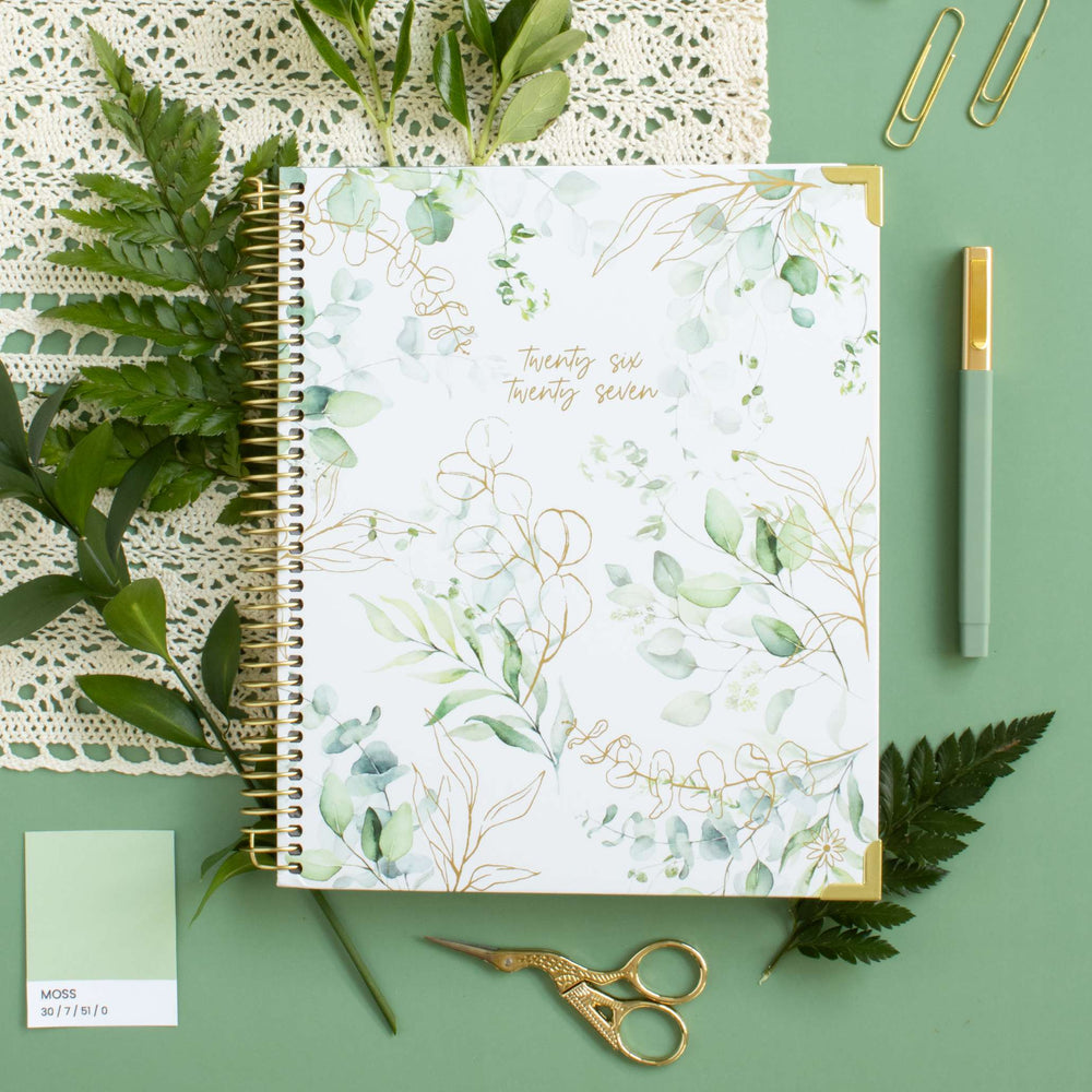 2026–27 Vision Goal Planner, 7.5" x 9" | Eucalyptus - bloom daily planners