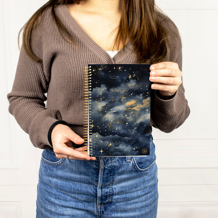 2025 Soft Cover Planner, 5.5" x 8.25", Midnight Sky