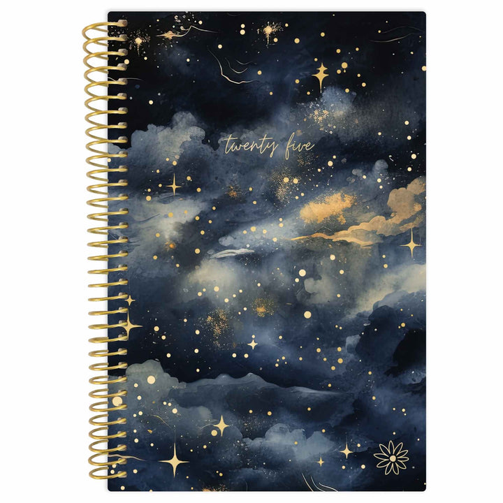 2025 Soft Cover Planner, 4" x 6", Midnight Sky