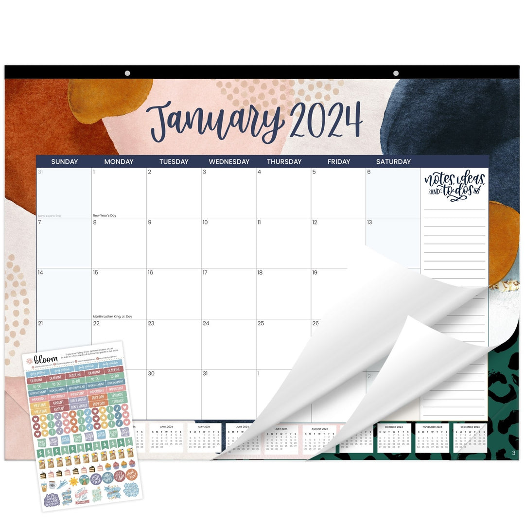bloom 2024 Calendar Year Desk & Wall Calendar, 16 x 21, Seasonal – bloom  daily planners